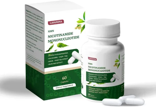 NMN = NAD+Nicotinamida, Absorción Mejorada, Potenciador de Energía Celular, Liberación Sostenida Sepismart SR - Vegan NAD