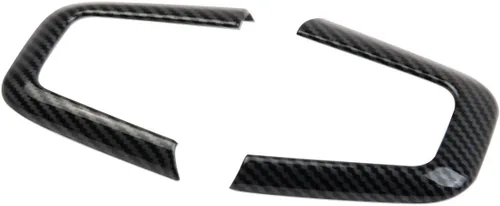 Miniatura 6 de Cubierta Interior del Volante con Aspecto de Fibra de Carbono Accesorios de Moldura para GMC Yukon 2021-2024 para Sierra 1500 2500 3500 2019-2026