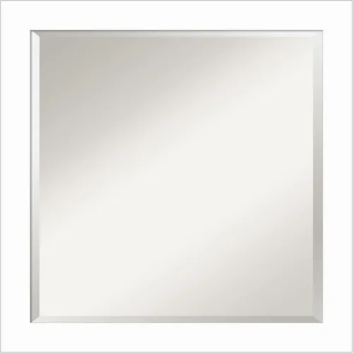 Miniatura 30 de Amanti Art Espejo de pared, espejo de marco de madera blanca lavada para decoración de pared o uso como espejo de baño para sobre el fregadero