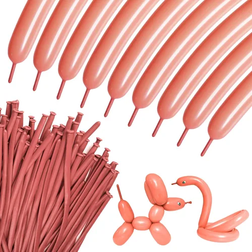 Miniatura 9 de Globos negros de 260 globos negros de látex grueso de 260q para modelo animal, 100 globos largos giratorios para regalos de Navidad de Halloween