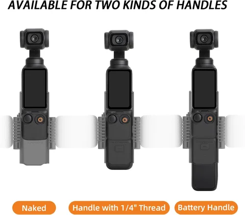 Miniatura 6 de Adaptador de soporte extendido dual para DJI Osmo Pocket 3 Cámara Manija Extensión Marco Accesorios Cold Shoe Light Mic Trípode Expansión Montaje