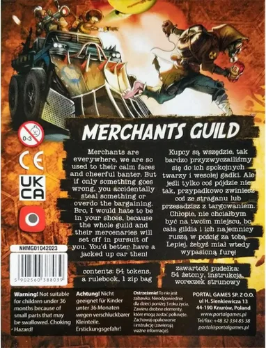 Miniatura 2 de Neuroshima Hex 3.0 Merchants Guild by Portal Games, juego de mesa de estrategia