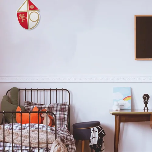 Miniatura 4 de Rico Industries Banderín de fútbol americano de la NFL con corte retro, decoración del hogar y la sala de estar, fieltro suave EZ para colgar
