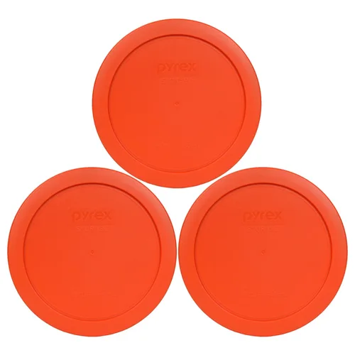 Miniatura 14 de Pyrex 7201-PC 4 tazas azul tapa de repuesto para almacenamiento de alimentos (paquete de 4) - Fabricado en Estados Unidos Azul oscuro