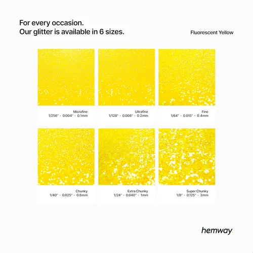 Miniatura 159 de Hemway - Purpurina para resina 100g, cristales metálicos plateados, copos súper gruesos para vasos de epoxi, cera de fusión
