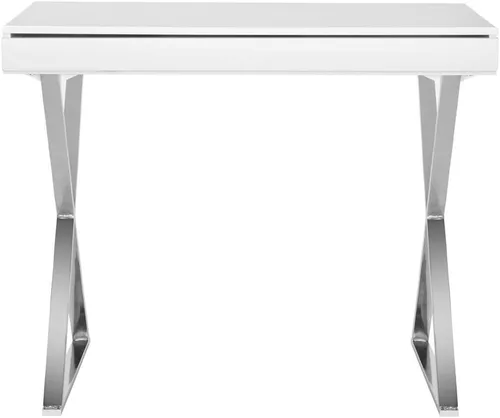 Safavieh Home Collection Gordon - Escritorio blanco/cromado
