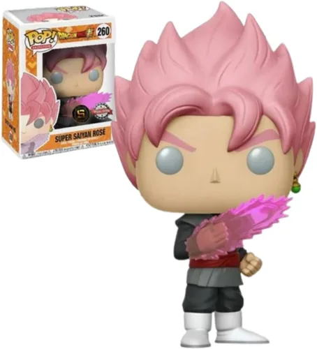 Miniatura 2 de Funko POP! Animación Dragon Ball Z, Super Super Saiyan Goku, color rosa negro n.° 260