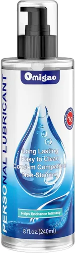 Lubricante a base de agua, lubricante personal que ayuda a mejorar la intimidad para el placer sexual de larga duración para mujeres, hombres y