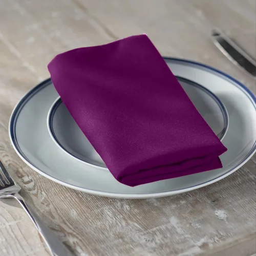 Miniatura 53 de LA Linen Paquete de 10 servilletas de popelina de poli, servilletas de tela suave, servilletas lavables y reutilizables, servilletas de mesa