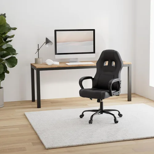 Miniatura 2 de Silla gamer para computadora PC, silla de oficina para adultos, adolescentes y niños, silla ergonómica de piel sintética con soporte lumbar