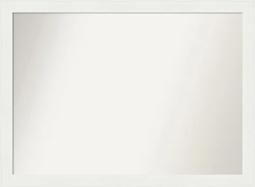 Miniatura 42 de Amanti Art Espejo de pared blanco de 30 x 42 pulgadas, espejo de baño rectangular blanco para decoración de pared de sala de estar, marco Parlor