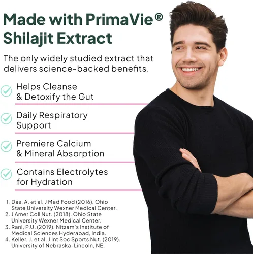 Miniatura 4 de Organics Ocean Shilajit para hombres y mujeres – Suplemento Shilajit con vitamina B12, cromo y selenio para desafiar la edad, la energía, el apoyo