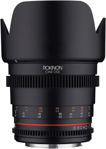 Rokinon 1.969 in T1.5 de alta velocidad de marco completo Cine DSX lente para Canon EF