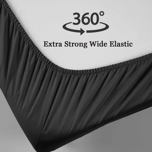 Miniatura 5 de SONORO KATE - Juego de sábanas Queen de microfibra súper suave de 1800 hilos, sábanas egipcias de lujo de 18 pulgadas de profundidad, antiarrugas e