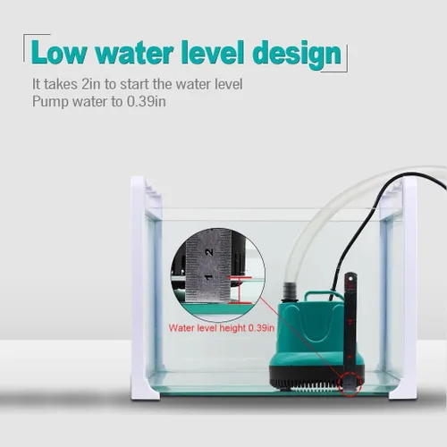 Miniatura 3 de Upettools Bomba de agua sumergible, bomba de agua multifuncional de circulación ultra silenciosa con mango para estanque, acuario, hidroponía