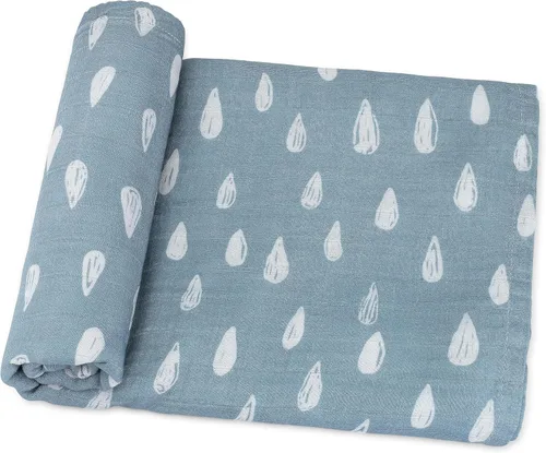 Miniatura 15 de Comfy Cubs Paquete de 4 mantas de muselina de 47 x 47 pulgadas, juego de mantas de algodón suave para bebés, grandes multiusos, para recién nacidos