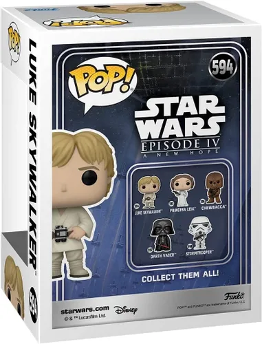 Miniatura 3 de POP Star Wars: New Classics - Figura de vinilo de Luke Skywalker Funko (con funda protectora de caja compatible), multicolor, 3.75 pulgadas