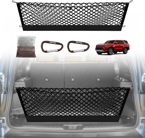 Miniatura 14 de Muslogy para Maverick - Accesorios de Red de Malla de Carga Extensible, Organizador de Maletero, Red de Malla Elástica para Cama de Carga