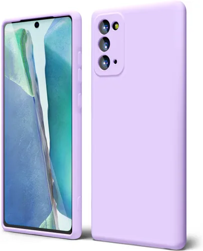 Miniatura 10 de oakxco Funda para teléfono Samsung Galaxy Note 20 Ultra de silicona líquida, bonita funda delgada y fina de goma suave TPU lisa y suave de gel