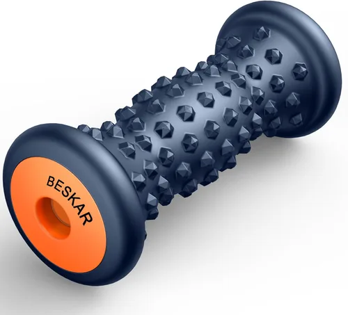 Miniatura 10 de BESKAR Rodillo de masaje para los pies para aliviar la fascitis plantar, herramienta de reflexología del pie, rodillo de masaje de puntos