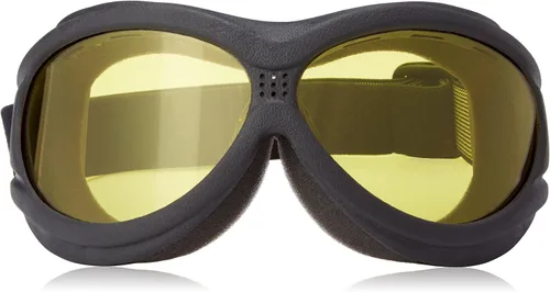 Miniatura 2 de Hot Leathers Big Ben - Gafas de motociclista amarillas para motociclista, lentes antivaho