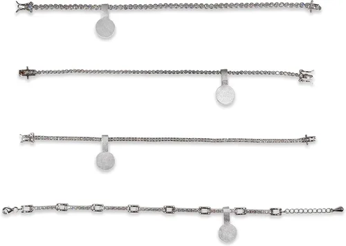 Miniatura 3 de CuteBox - Etiquetas de reparación de joyas, precio e identificación, 500 unidades, barra larga plateada Tyvek autoadhesiva para anillos, pulseras