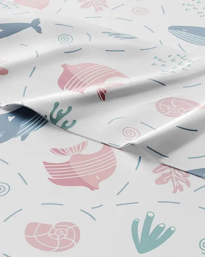 Miniatura 39 de CGK Linens Sábanas tamaño matrimonial, juego de 4 piezas, de zorro, flores, corazón, temática de animales, ultrasuave, transpirable, lavable a