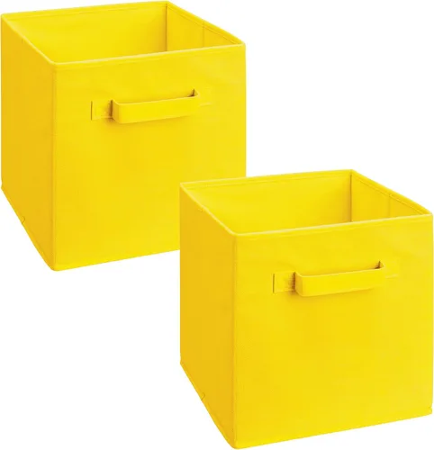 Miniatura 33 de Cajón de tela cúbico ClosetMaid 11469, morado, empaque de 2, Negro, 2