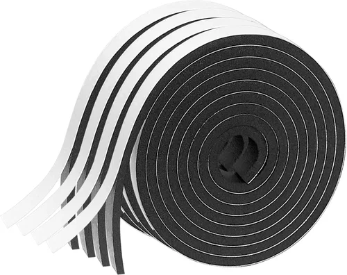 Miniatura 4 de Tira de Sellado Meteorológico para Puertas, Tira de Sellado para Puertas y Ventanas, 1 Pulgada x 1/8 Pulgada x 33 Pies, Cinta de Aislamiento