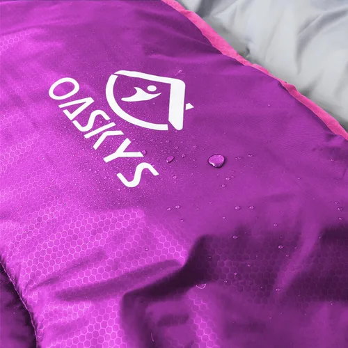 Miniatura 8 de Oaskys - Saco de dormir para acampar, para 3 estaciones, clima cálido y fresco, verano, primavera, otoño, ligero, resistente al agua, para adultos