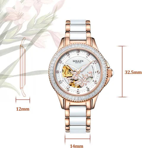 Miniatura 9 de Automatic Watches for Women, Casual Women's Watch, 3ATM Waterproof Women's Wrist Watches, Ideal Gift for Girls & Adults