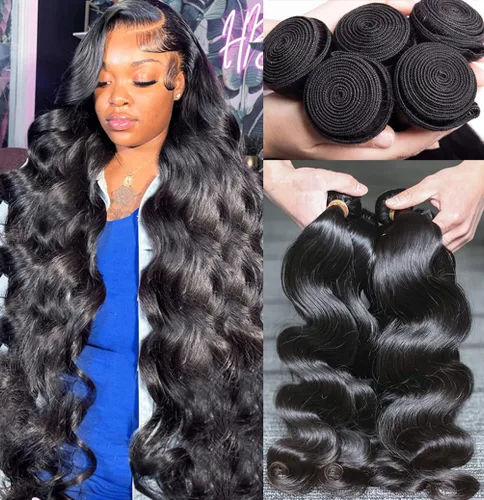 Miniatura 17 de Paquetes de Cabello Humano de Ondas Profundas （12 14 16 ）12A 100% Sin Procesar Cabello Humano Virgen Brasileño Profundo Rizado Tejido de Cabello