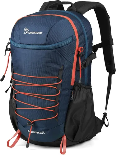 Miniatura 9 de MOUNTAINTOP Mochila de senderismo, mochila de campamento de 25 litros, mochila de senderismo para hombres y mujeres, mochila de viaje ligera