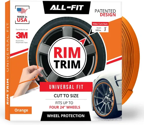 Miniatura 9 de All-Fit Automotive Borde de Llanta – Accesorios Exteriores de Automóvil DIY Duraderos para Protección contra Raspones de Bordillo – Se Adapta a