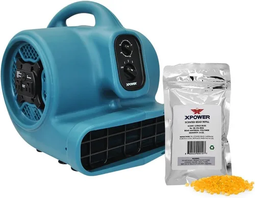 XPower p-450at Freshen Aire 1/3 HP perfumado Ambientador de aire mover con Daisy Chain, temporizador y abalorio Refill, 1