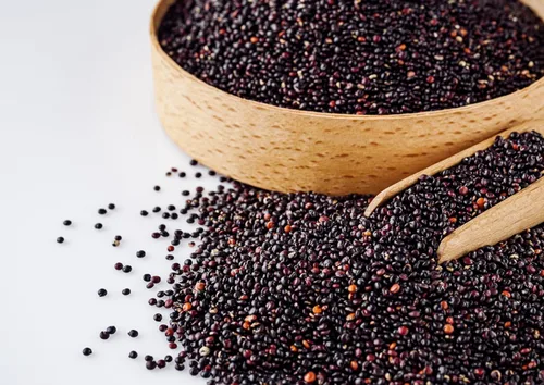 Miniatura 4 de Quinua negra, 3 libras – grano entero, crudo, vegano, comida de sirtfood, a granel. Fácil de cocinar. Buena fuente de fibra, proteínas a base