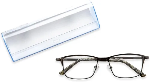 Miniatura 6 de Foster Grant mens Austin Pop of Power Bifocal Style Blue Light Rectangular Reading Glasses