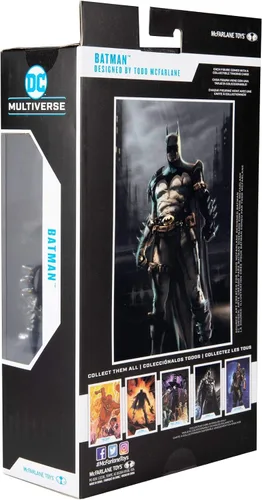 Miniatura 9 de DC Multiverse Batman diseñado por Todd McFarlane Figura de acción de 7 pulgadas