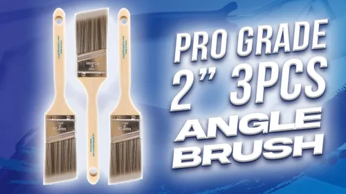 Miniatura 8 de Pro Grade Juego de pinceles de pintura, paquete de 3, pinceles angulares de 2 pulgadas para todas las pinturas y manchas de látex, óleo, mejoras