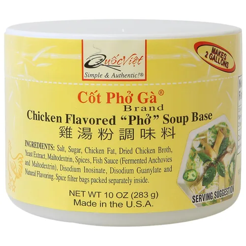Quoc Viet Foods Base para sopa Pho con sabor a pollo 10 oz Cot Pho Ga Marca