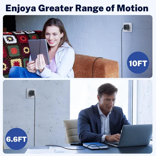 Miniatura 7 de Cargador súper rápido tipo C para Samsung Galaxy S26 Ultra, bloque de cargador USB C, paquete de 2 con 6TF+cable de carga rápida de 10 pies