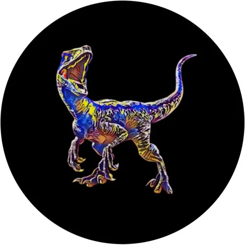 Miniatura 3 de Velociraptor Raptor - PopSockets de dinosaurio intercambiables