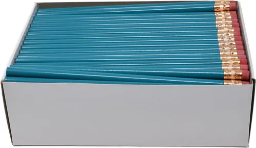 Miniatura 16 de Pencil Guy Lápices redondos en blanco Crema 144 a una caja: No afilados