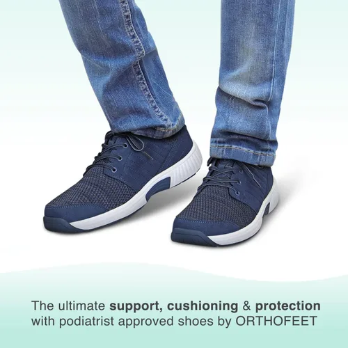 Miniatura 2 de Orthofeet Men's Orthopedic Knit Tacoma Sneakers