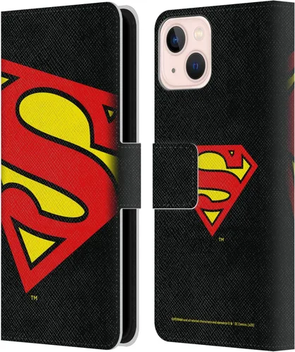Miniatura 73 de Head Case Designs Funda de piel con licencia oficial de Superman DC Comics con logotipos negros y rojos compatible con Apple iPhone 11