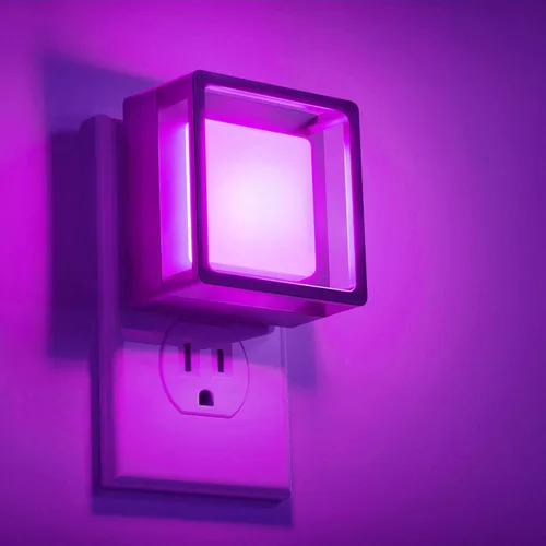 Miniatura 20 de DORESshop Luz nocturna LED, luces nocturnas enchufables a la pared (paquete de 2) con sensor de atardecer a amanecer, luces nocturnas regulables