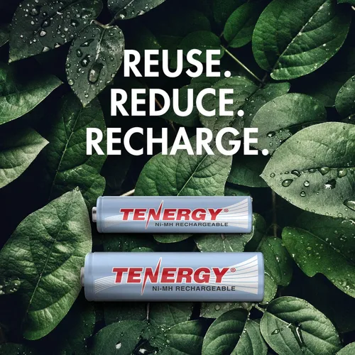 Miniatura 2 de Tenergy Batería AA y AAA de alto drenaje, 1.2 V recargables NiMH Combo, paquete de 12 pilas AA de 2500 mAh y 12 pilas AAA de 1000 mAH