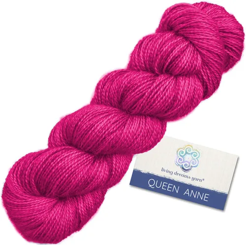 Miniatura 9 de Living Dreams Queen Anne LACE - Ovillo de lana 100% suave y lujosamente suave, color azul