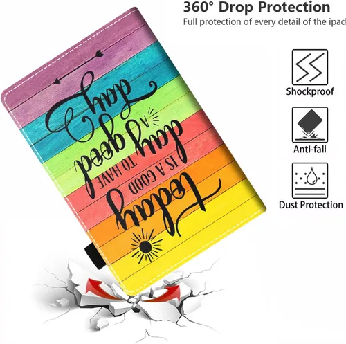Miniatura 6 de Funda para tablet Fire HD 10/Fire HD 10 Plus de 10.1 pulgadas (11ª generación, lanzada en 2021) – Funda delgada de piel sintética con soporte