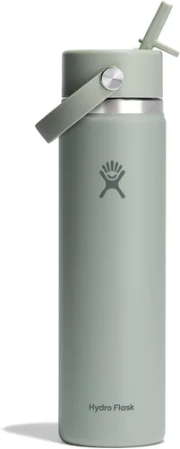 Miniatura 62 de Hydro Flask Botella de agua – Acero inoxidable aislado – Tapa flexible con popote de boca ancha, antiderrames, a prueba de fugas y recargable en 32